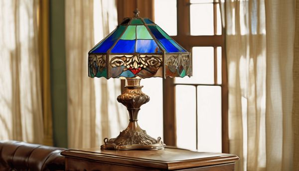 Créez une ambiance unique avec une lampe en vitrail